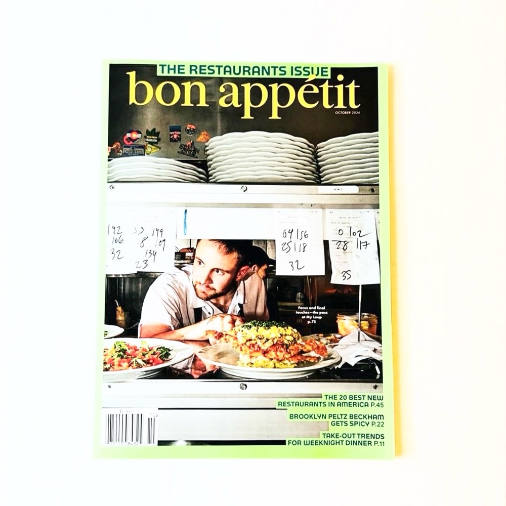 ⭐️5 For 25⭐️ Bon Appetit Magazine - October 2024 - The Restaurants Issue